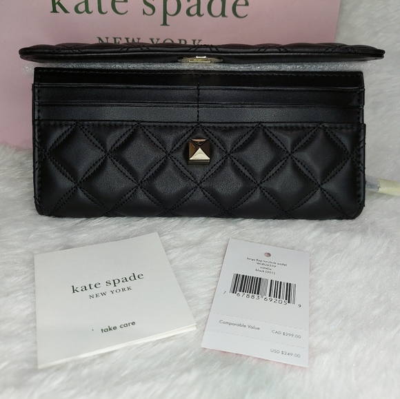 ๐ Kate Spade Natalia large turnlock wallet - Picture 4 of 7